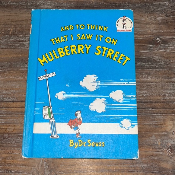 Vntg 1964 And to think that I saw it on mulberry street’ Dr Seuss book vanguard - Picture 2 of 9